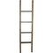 Ekena Millwork 15"W x 60"H x 3 1/2"D Vintage Farmhouse 4 Rung Ladder, Barnwood Decor Collection, Pebble Grey DECR015X060X04LDRPG - alternate 2